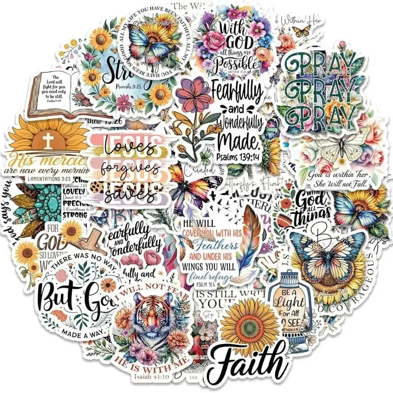 ✝️Motivational & Faith Sticker Book