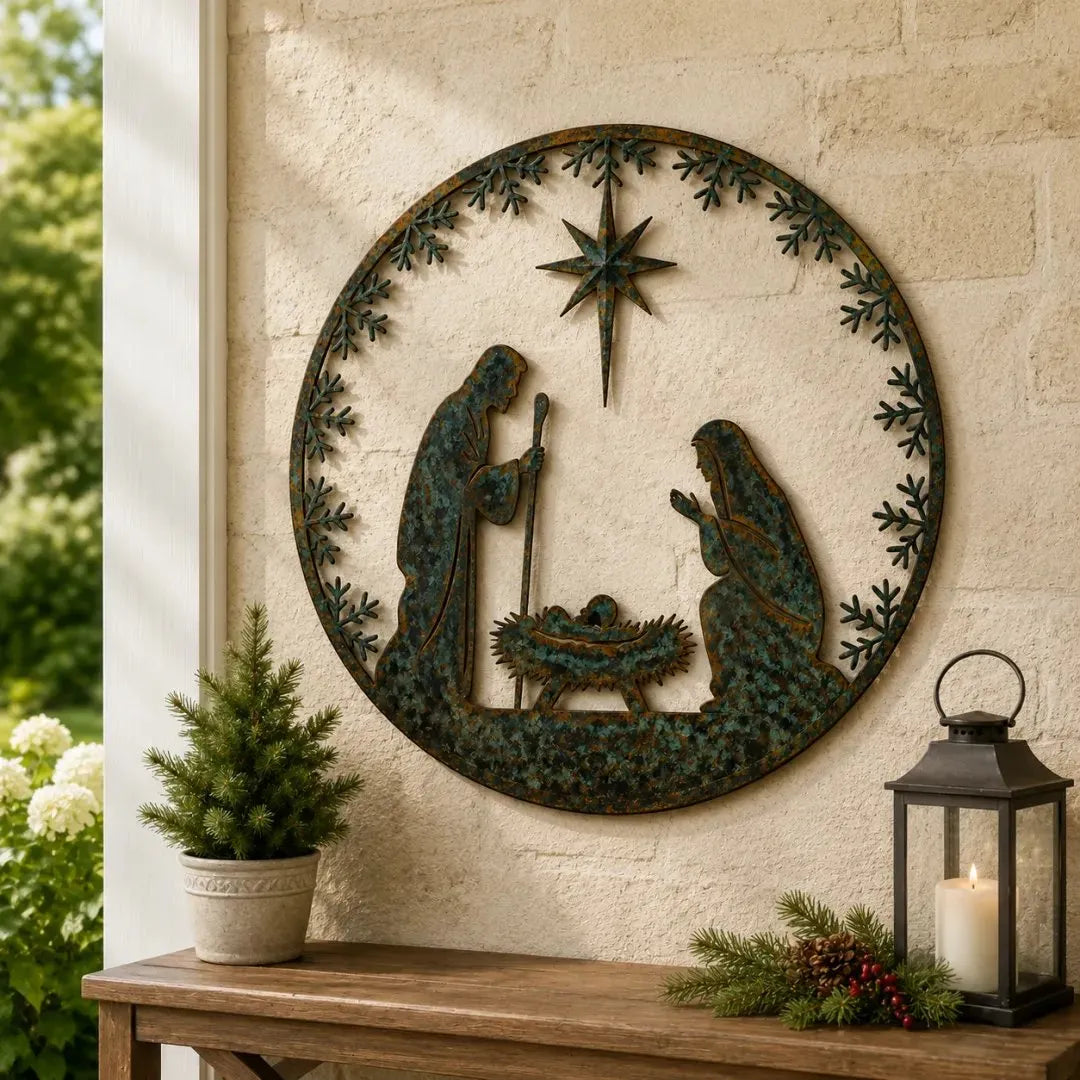 🎉✨Nativity Scene Christmas Wall Decor - A Beautiful Celebration of Faith, Hope & the True Meaning of Christmas
