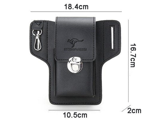 Lederen hoesje voor mobiele telefoon