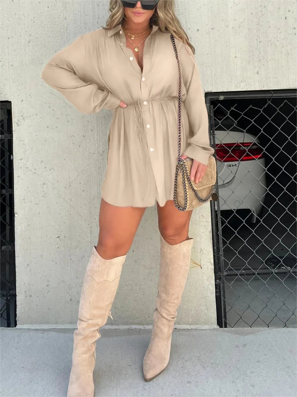 Women's Solid Color Long Sleeve Shirt Suit✨Buy 2 Free Shipping
