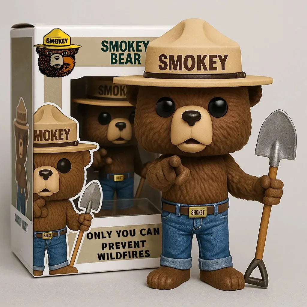 ⏰Historical Lowest Price: Save 49%- Limited Edition Smokey Bear 81st Anniversary Edition Doll