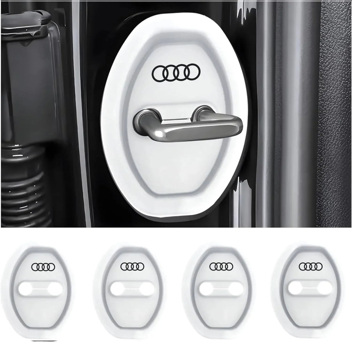 Eptchn Universal Silicone Car Door Covers Protector (4 PACK)