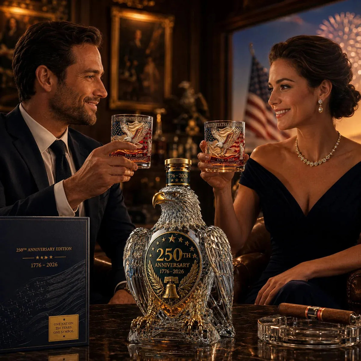 🔥 Flash Sale-49% Off 🦅250th Anniversary Commemorative Bottle🔥Buy 2 Get Free Shipment!!🔥