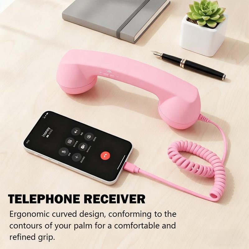 🎉 Retro telephone handset with Type-C interface 📞