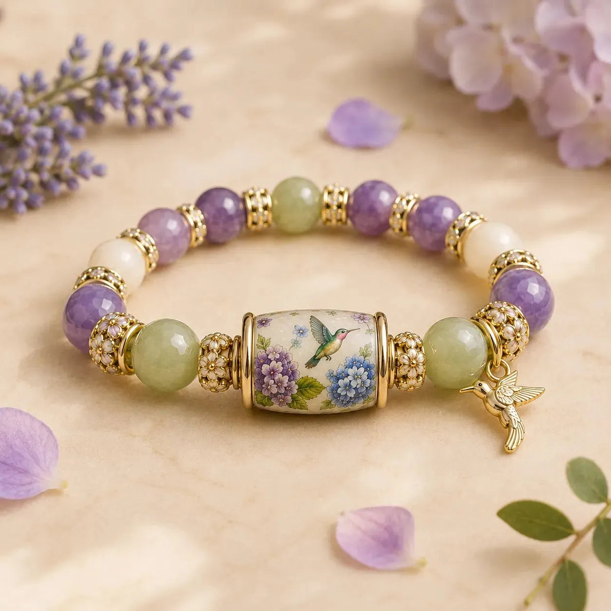 💜 Hummingbird Faith Bracelet – A Beautiful Reminder of God’s Love, Hope & Grace 🕊️