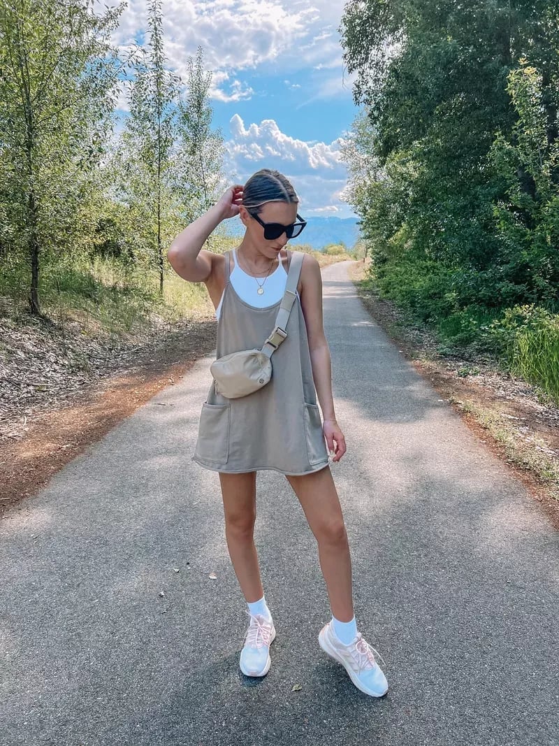 🔥Summer Sale 49% OFF💃Casual Sleeveless Mini Dress With Built-In Shorts