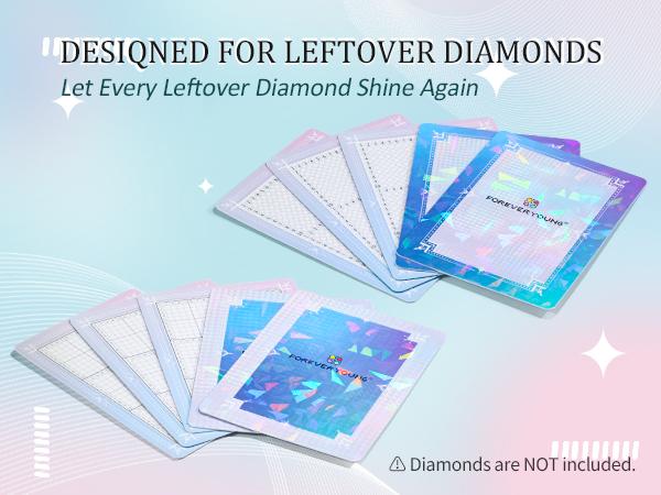 Turn Leftover Drills Into Art | Freestyle Mini Diamond Art Cards, 30PCS Cute Pixel DIY Craft Cards for Diamond Painting Lovers