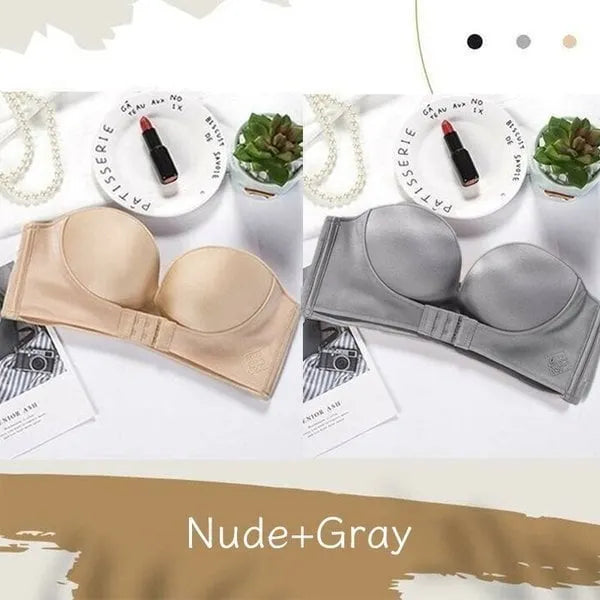 🔥Last Day 48% OFF - Invisible Strapless Super Push Up Bra