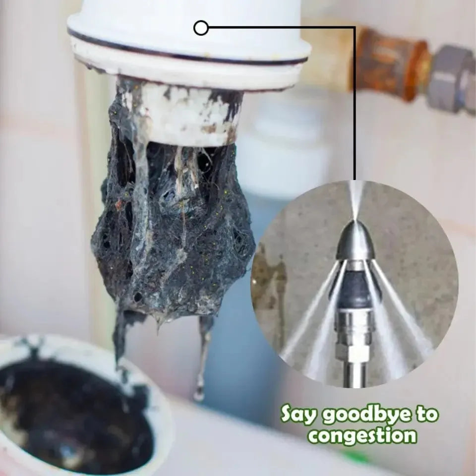 🔥LAST DAY 48% OFF🔥Sewer Cleaning Tool High-pressure Nozzle