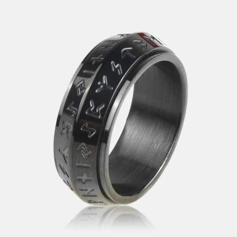 🔥LAST DAY 49% OFF - 💍Viking Rune Rotatable Ring