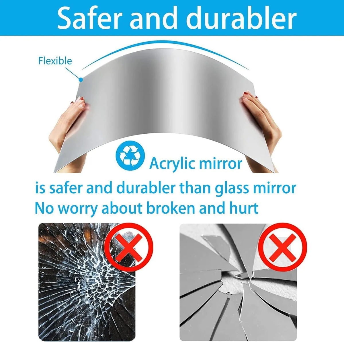 Self Adhesive Mirrors Sheets