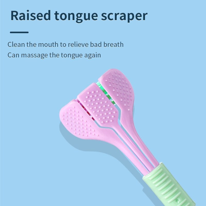 Three-Sided Soft Hair Tooth Toothbrush
