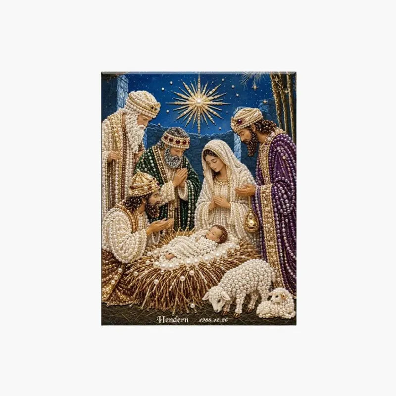 🎉🌟 Nativity Scene Diamond Painting Kit