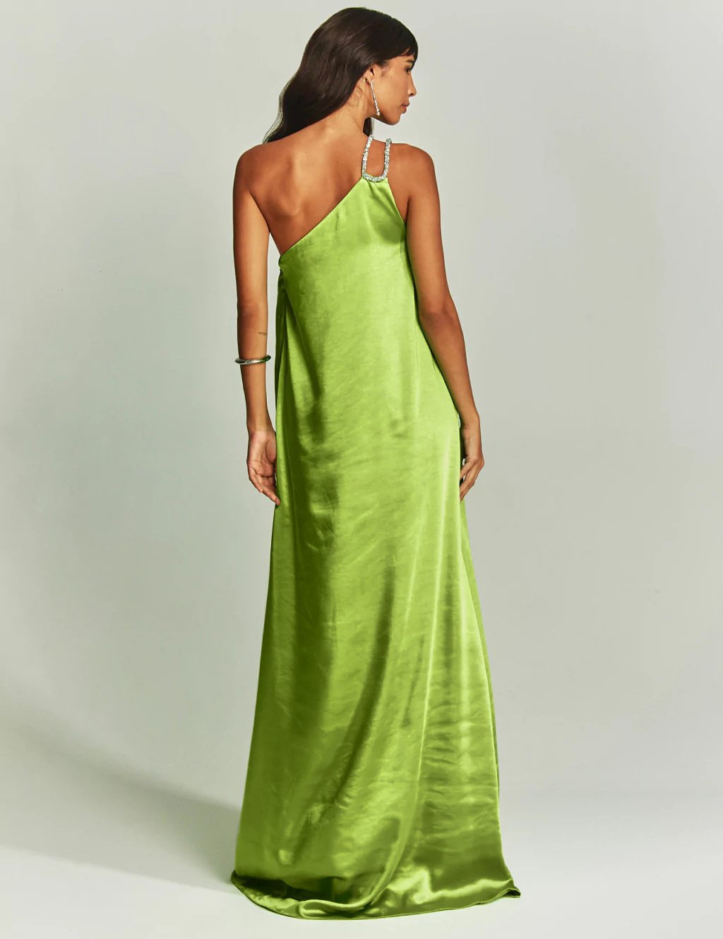 Elegant Satin Evening Gown