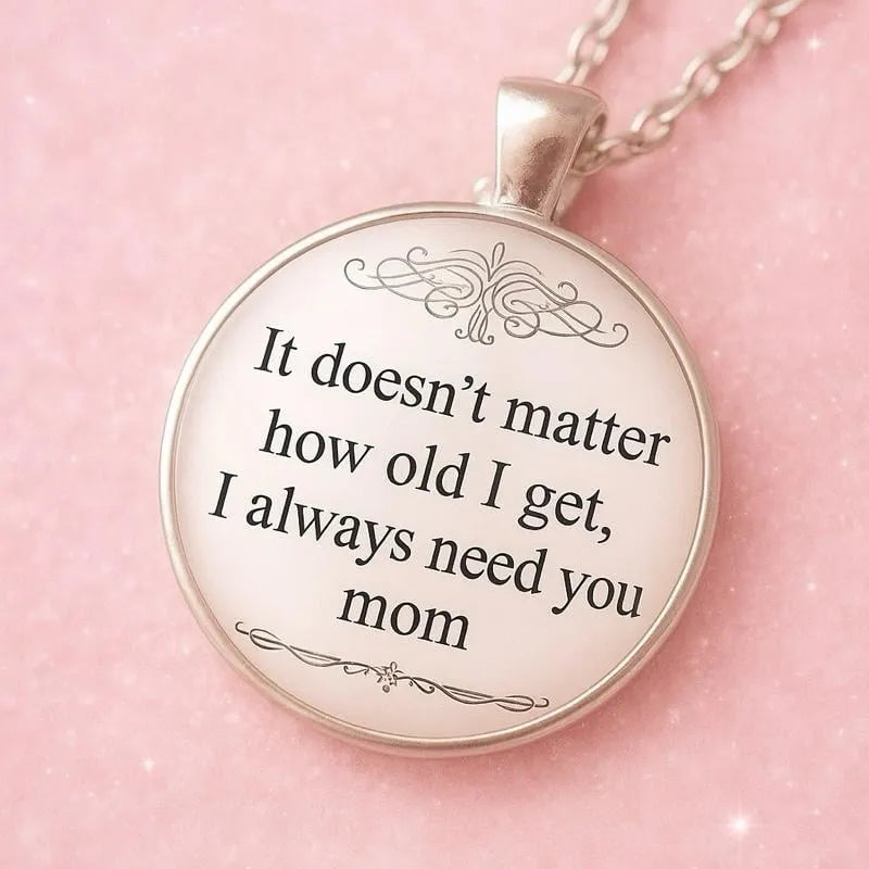 🔥Last Day 50% OFF -🎁“I Need You Mom” Keychain or Necklace