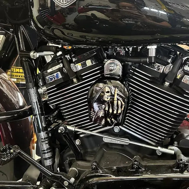 Harley  Custom Made COWBELL HORN COVER