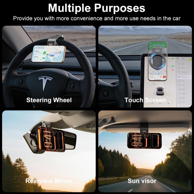 🔥HOT SALE🔥Adjustable Magnetic Car Phone Mount Clip