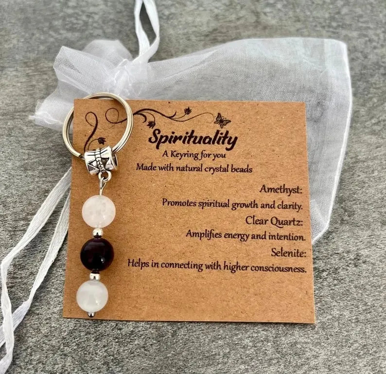 🔥LAST DAY 50% OFF - 🌟Natural crystal keychain 🌟
