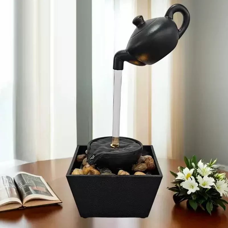 🔥HOT SALE🔥📢📢49% OFF !! ⏰Floating Illusion Teapot Water Fountain Decor