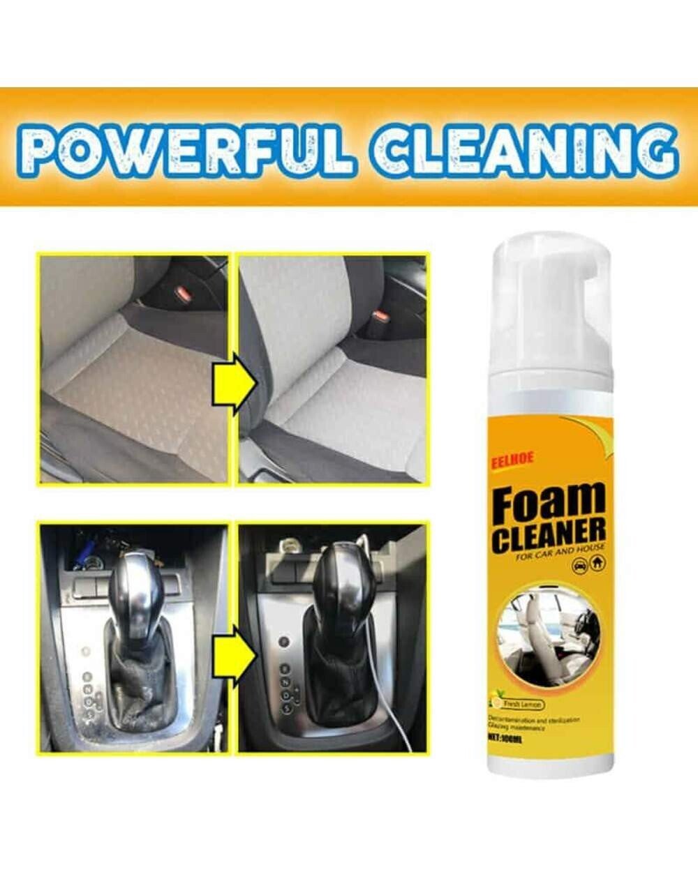 🔥HOT SALE🔥💥Hot Sale-Buy 4 Get 3 Free💥Multi-purpose Foam Cleaner for Car Interiors