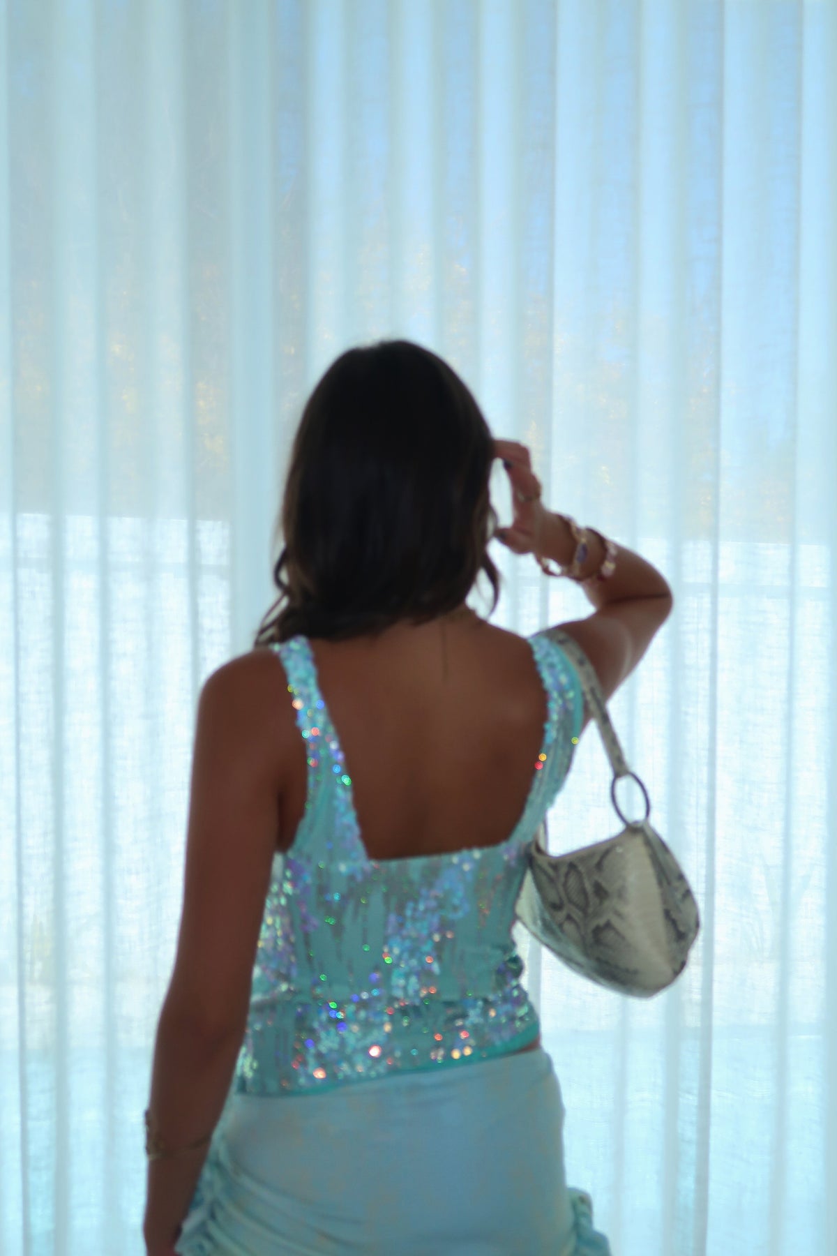 Bubblegum Sequin Cami Top