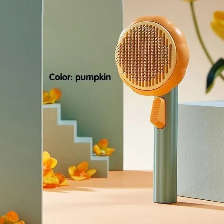 NEW YEAR HOT SALE 40% OFF-Pumpkin Pet Grooming Tool Pet Remove Hair Brush