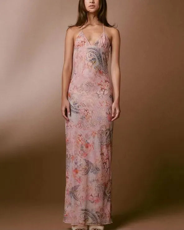 VIRAL Butterfly Satin Dress (Buy 2 Free Shipping)