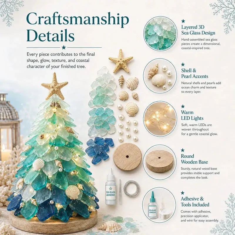 🎉 -DIY 3D Sea Glass Art Kit🌊✨