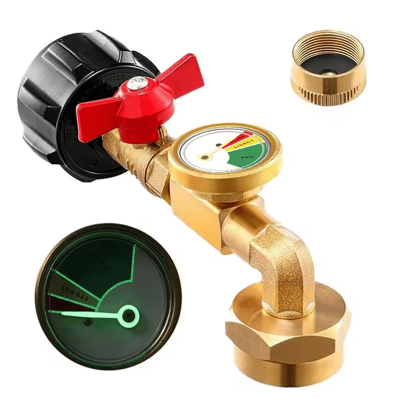 🎉✨ Top-Rated Propane Refill Elbow Adapter with Tank Gauge