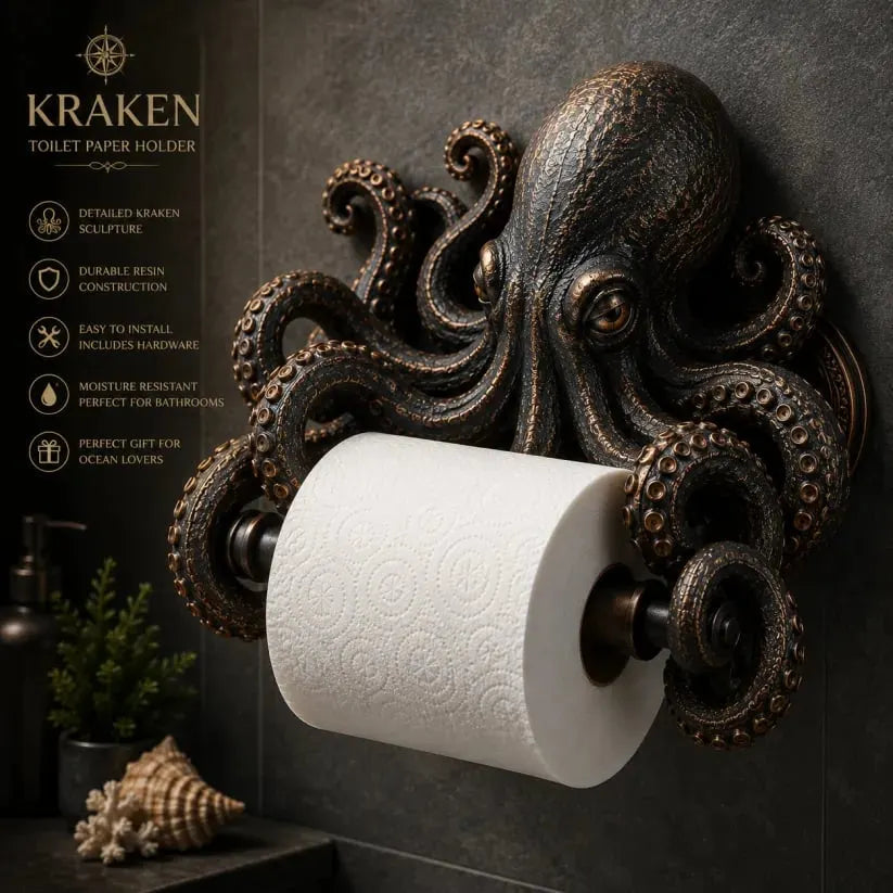 🎉🌊 Ocean Guardians Toilet Paper Holder Series