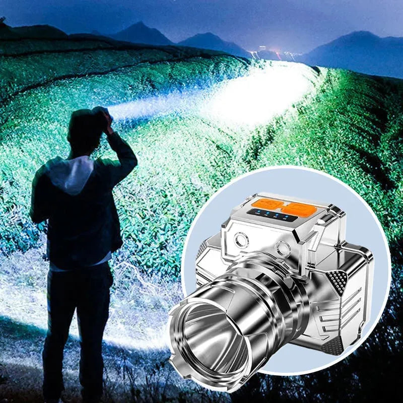 🎉🐟 [Bright Gift: Hot Sale 49% OFF👍 – Limited Time!⏰] Portable Waterproof Smart LED Headlamp – Outdoor Fishing Essential, Motion Sensor, USB Charging. Hands-Free & Reliable! 🔦💧✨