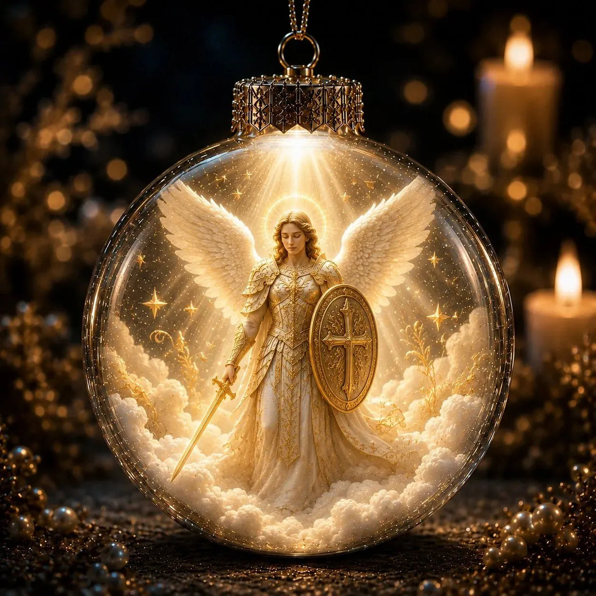 🔥 HOT SALE 🔥⏳ Last Day 49% OFF – ✝️ Illuminated 3D Christian Faith Ornament Collection | Clear Globe with Sacred Figures, Warm Golden Glow & 8 Meaningful Designs ✨