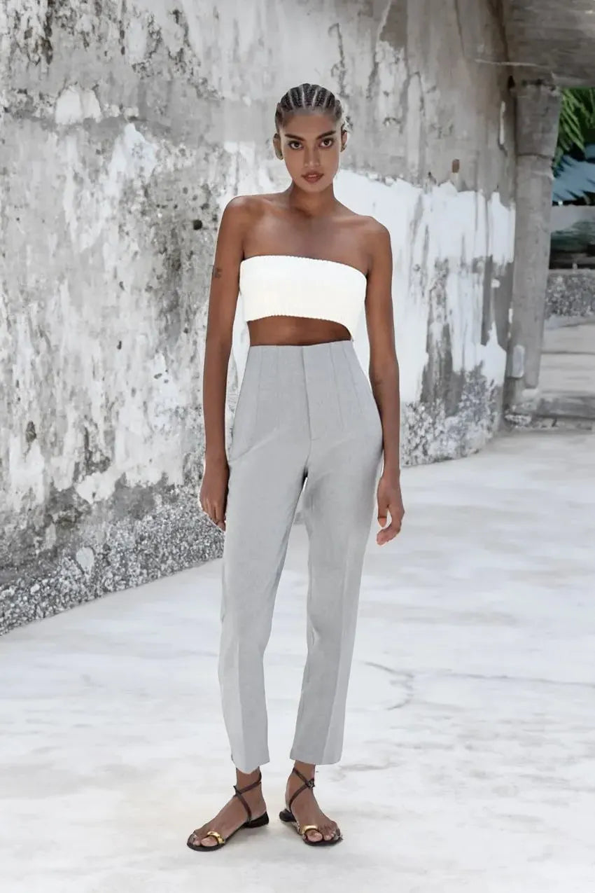 🔥LAST DAY PROMOTION🔥 -50% OFF 💁‍♀️ Tailored Pleat High Waist Pants