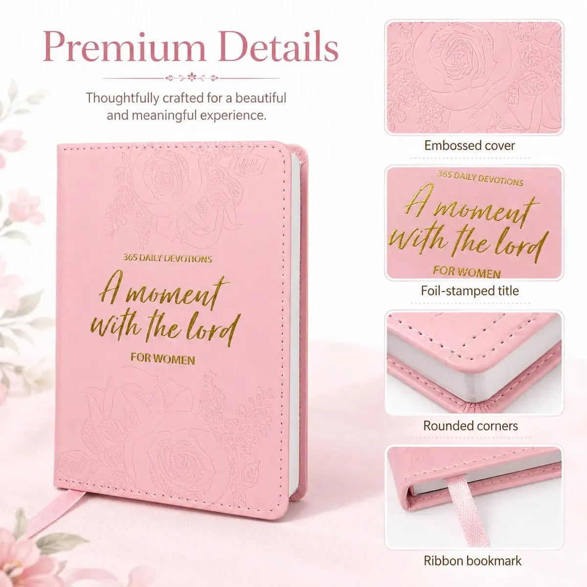 🙏✝️A Moment With The Lord – 💕365 Daily Devotional Journal for Women(📦Buy 2 Free Shipping)