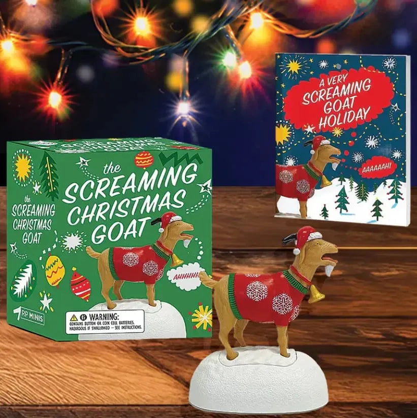 🔥Last Day 49% OFF - 🐐The Screaming Goat (Book & Figure)