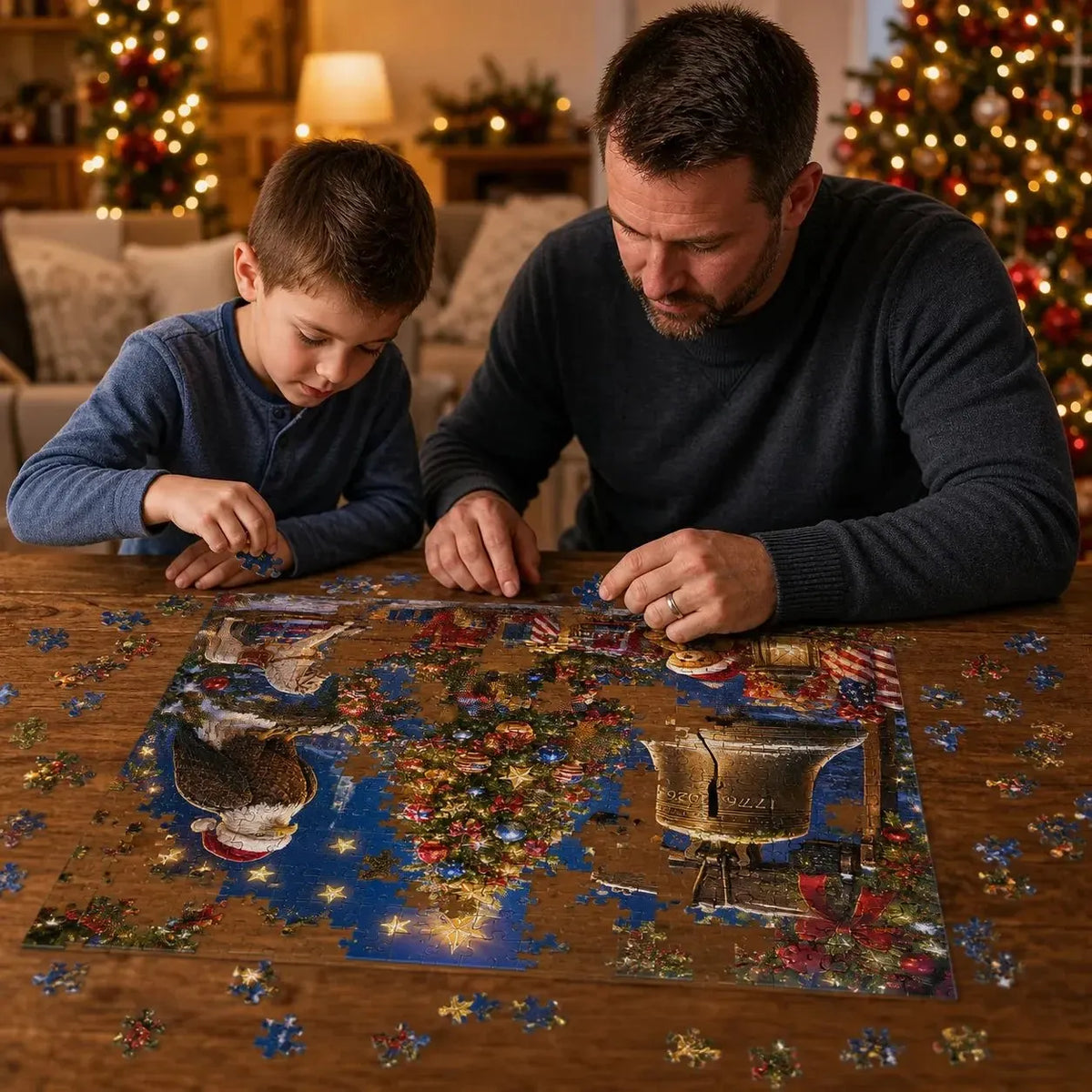 🎉🦅 250th Anniversary Christmas Jigsaw Puzzle