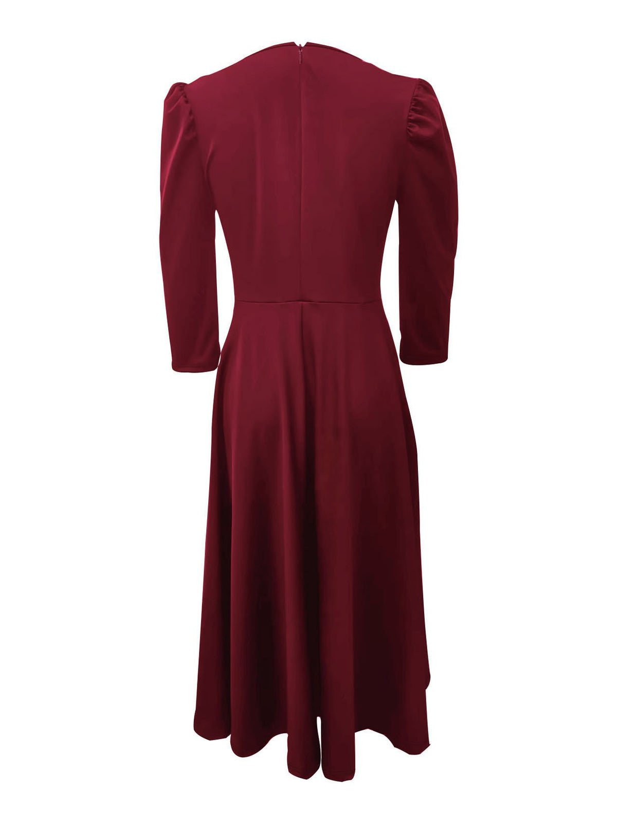 🌸Spring Specials💐 Women's V-Neck Pleated Waist-slimming Midi Dress