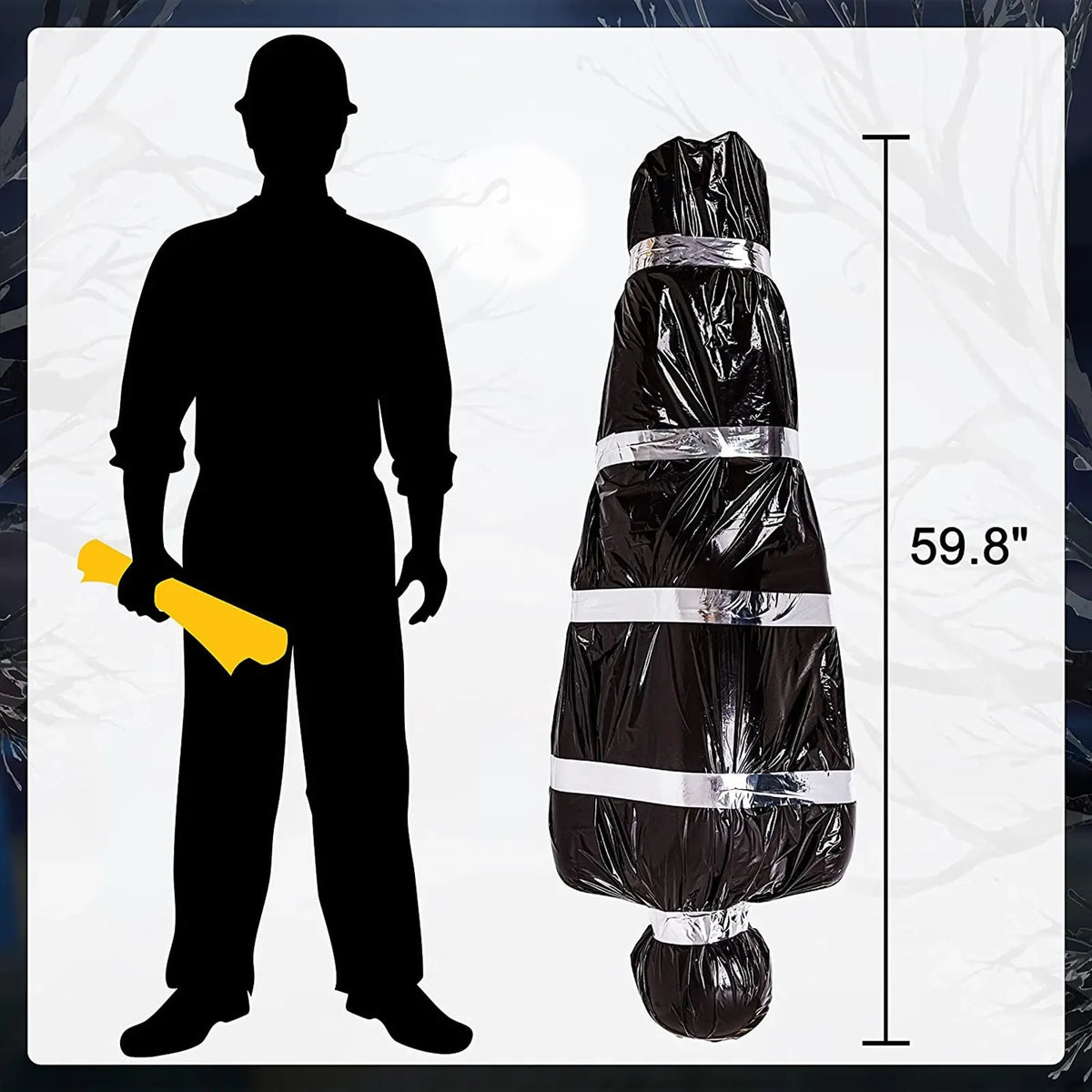 🎃Halloween Dead Body Crime Scene Victims Prop👻