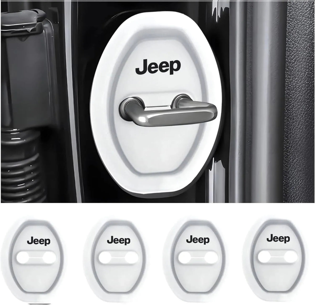 Eptchn Universal Silicone Car Door Covers Protector (4 PACK)
