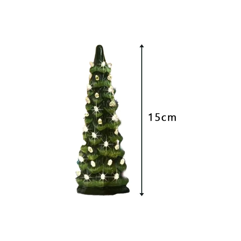 🎉🎄Retro Hand-Painted Tabletop Christmas Trees