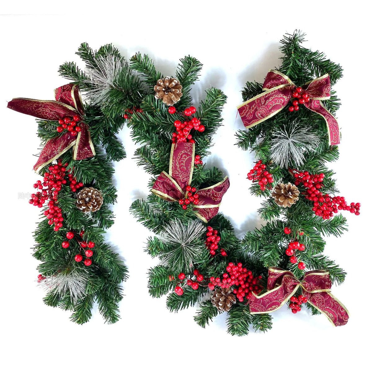 Christmas Artificial Cypress Leaf Vine Wreath🎄(1.8m)