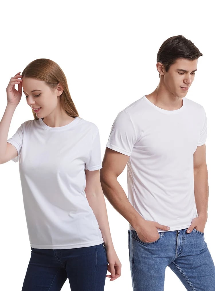 Water Repellent and Stain Resistant Solid Short-sleeve Tee