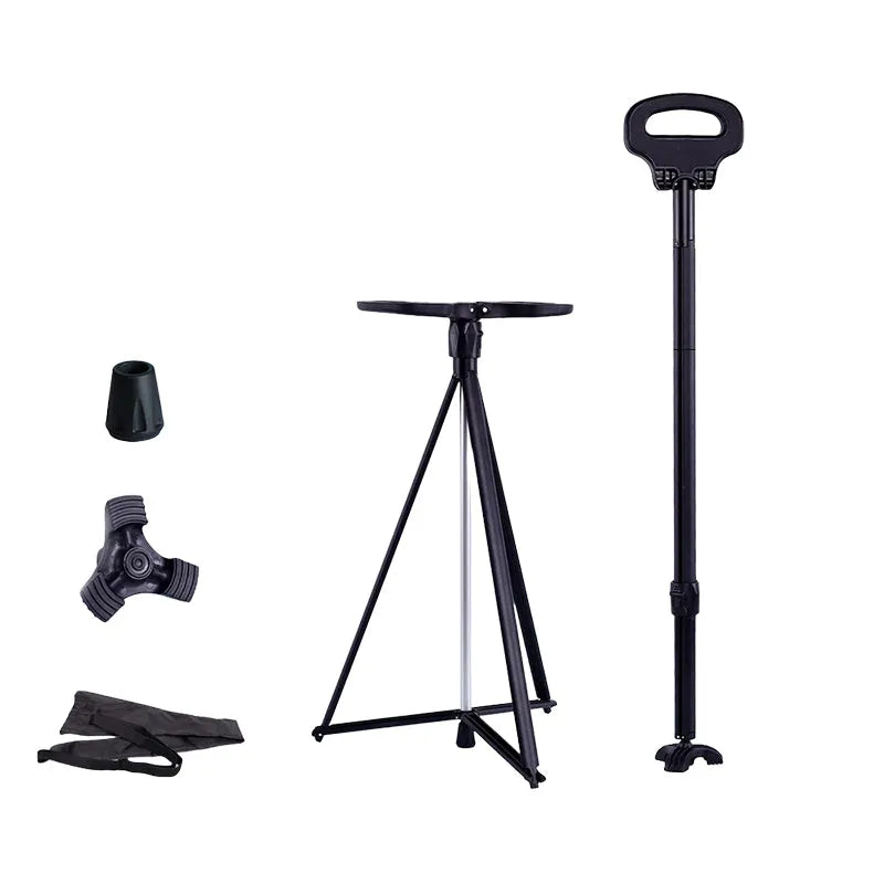 Portable Trekking Hiking Pole with Seat