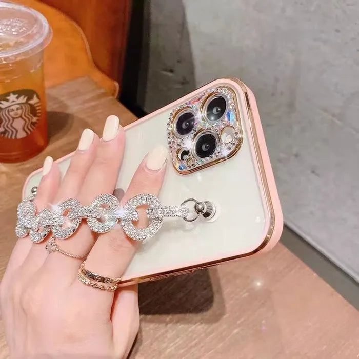 Diamond bracelet phone case✨