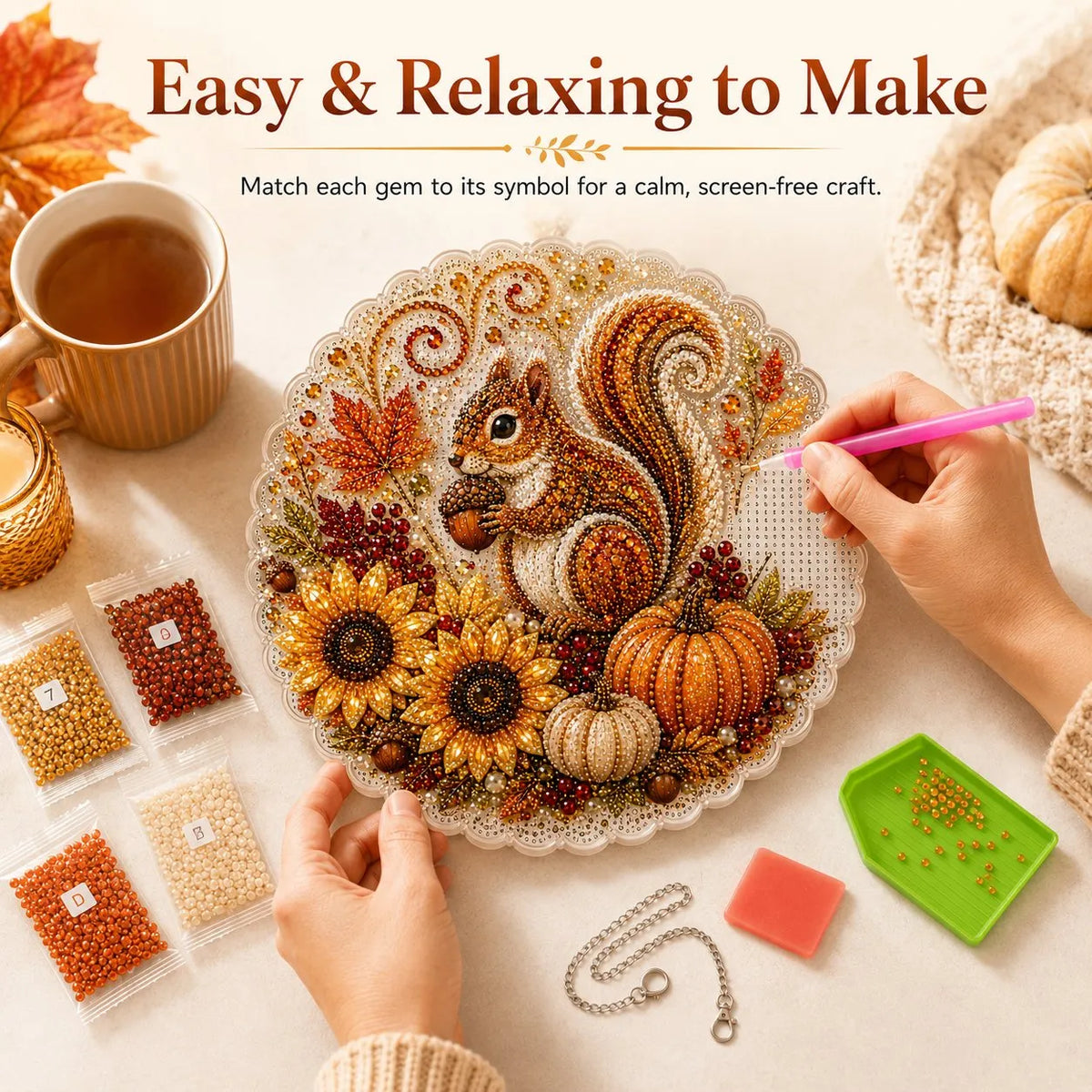 🔥Last Day 49% OFF - 🍂✨Autumn Diamond Painting Hanging Ornament(📦Buy 2 Free Shipping)