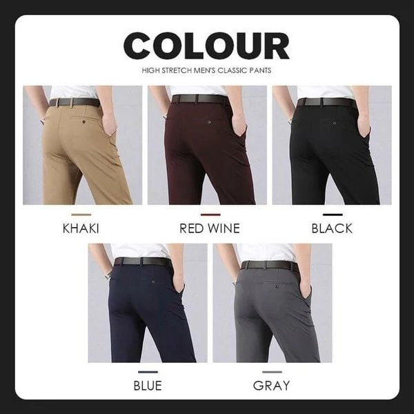 ✨Hot Sale 🔥 High Stretch Men's Classic Pants