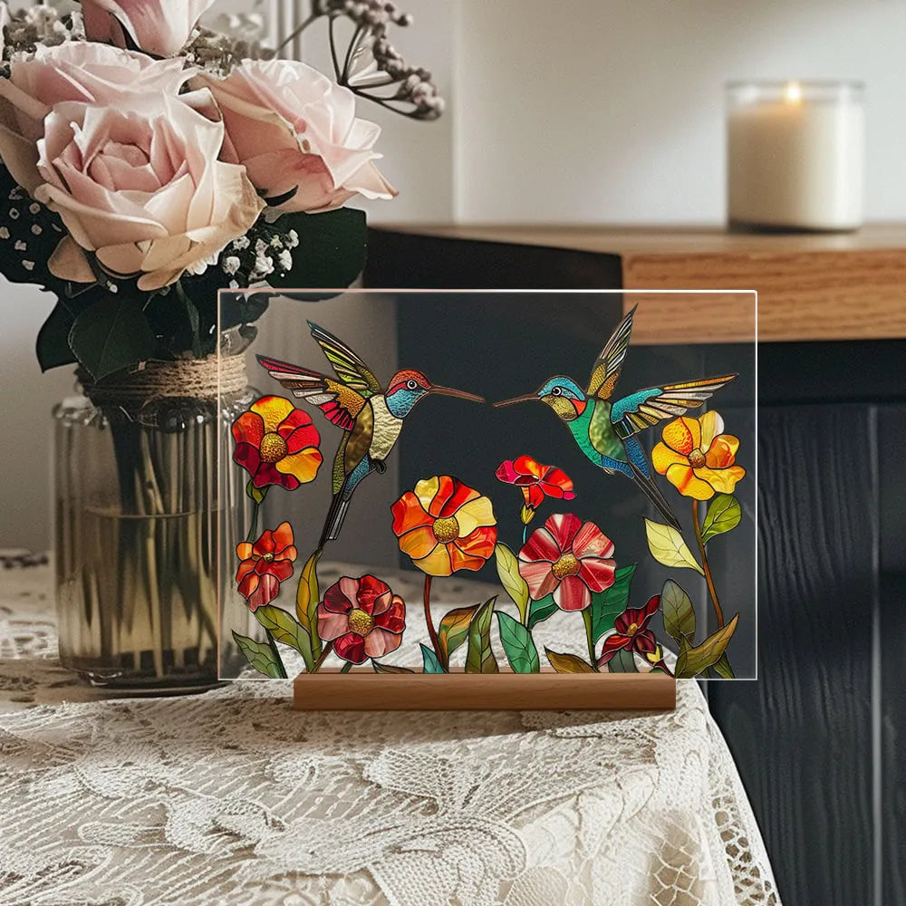 🌷🌼NEW - 🌻🌺Painted Colorful Flower Pattern Decor