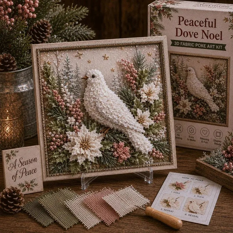 🔥HOT SALE🔥🎀 3D Fabric Art Puzzle Kit