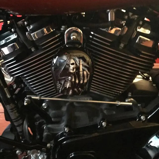 Harley  Custom Made COWBELL HORN COVER