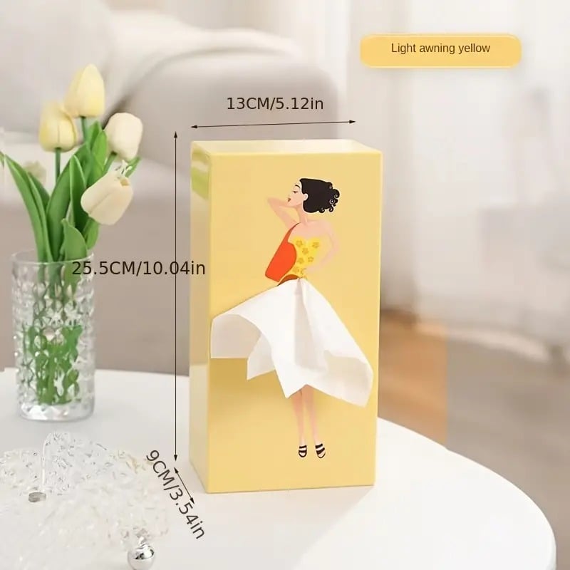 🔥Hot Sale 50% Off🔥👗Flying Skirt Tissue Box🧻
